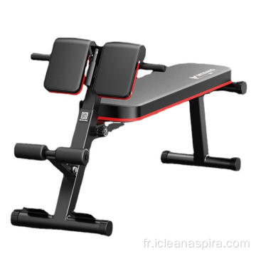 Banc de fitness en acier et en cuir PU Unisexe